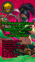 Pre Release Riftbound Vendetta Nocturno 26 Julio