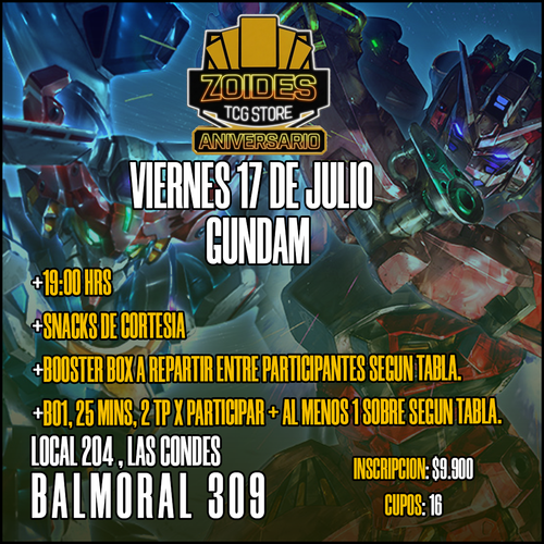 Zoides Aniversario Gundam TCG