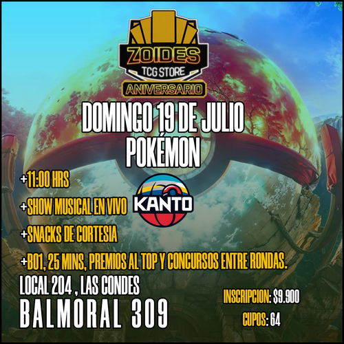 Zoides Aniversario Pokémon TCG